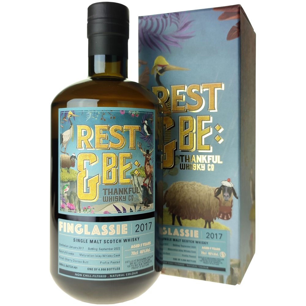 Rest and Be Thankfull Finglassie 5 Ans Single Malt Scotch Whisky